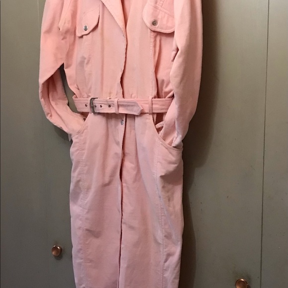 Together QPS 👗 Quality Price Style 12T Pink Long Corduroy Belted Dress - Picture 5 of 5